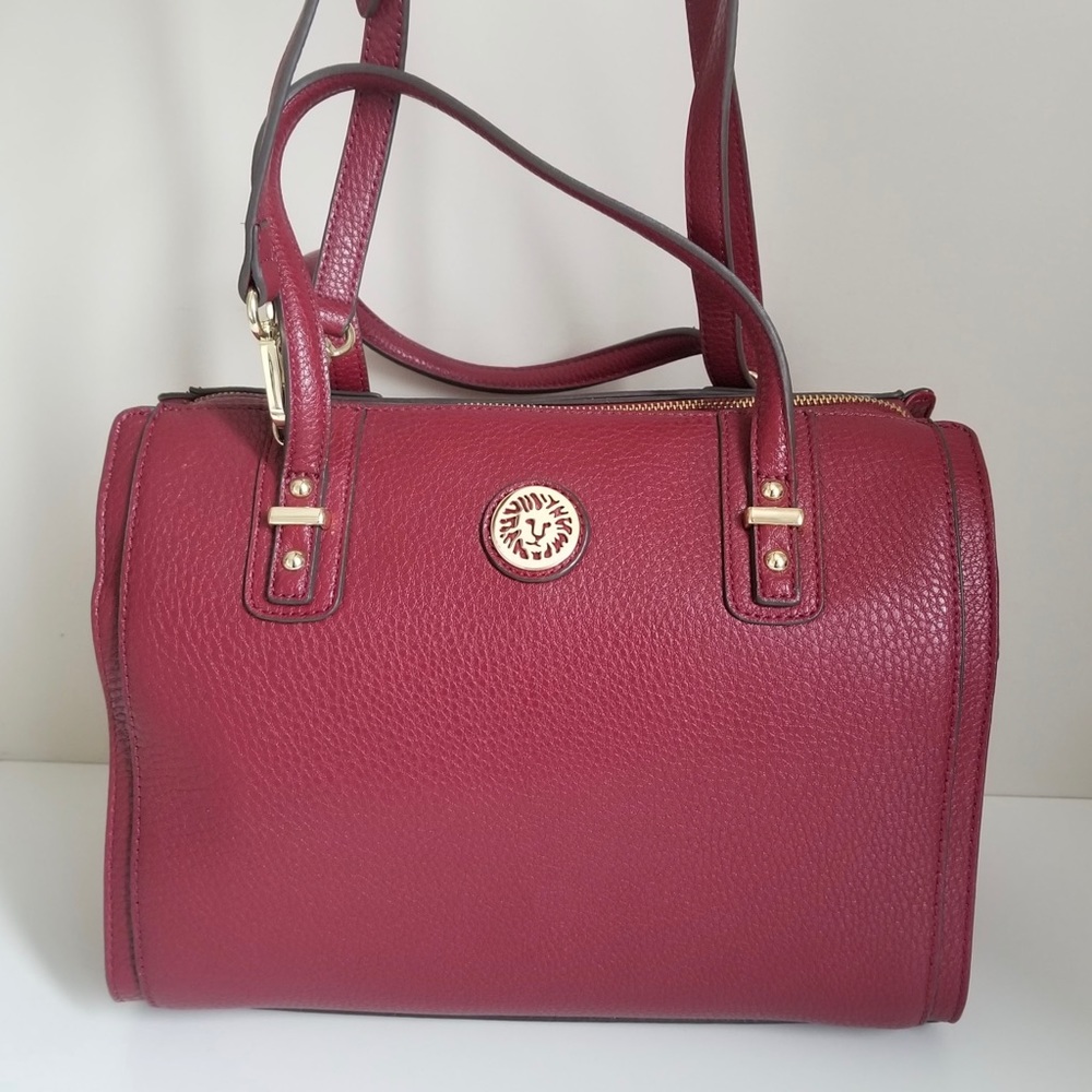 NWOT Anne Klein Saffiano Leather Duffel Bag